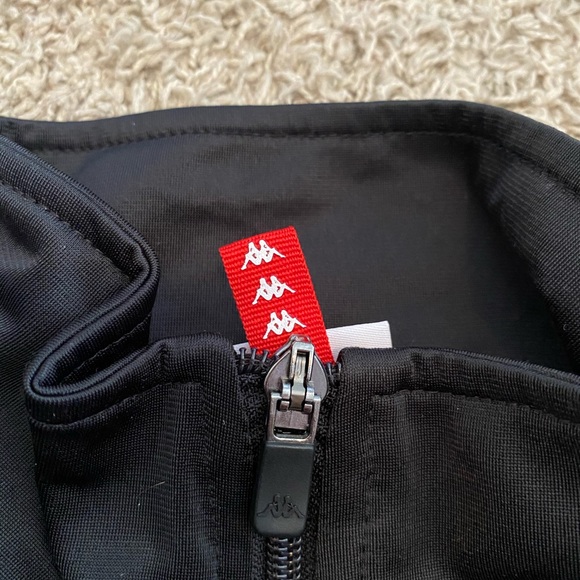 KAPPA black jacket with lime green detailing. OBO - Picture 2 of 3